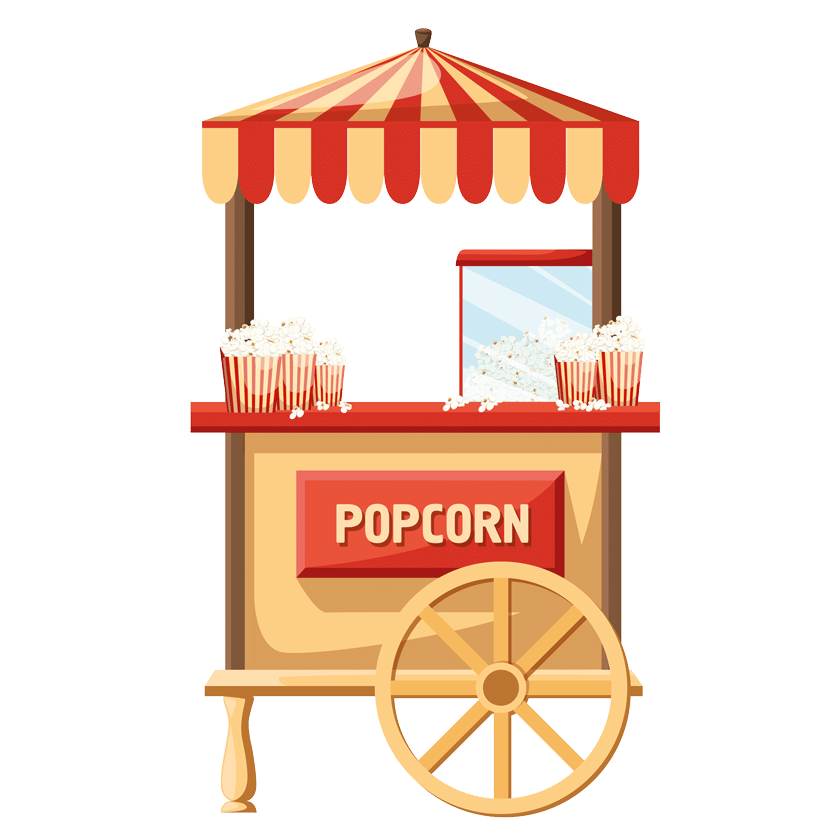 Popcornmaschine für Messen mieten