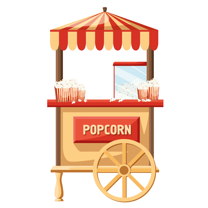 Popcornmaschinen für Messen mieten